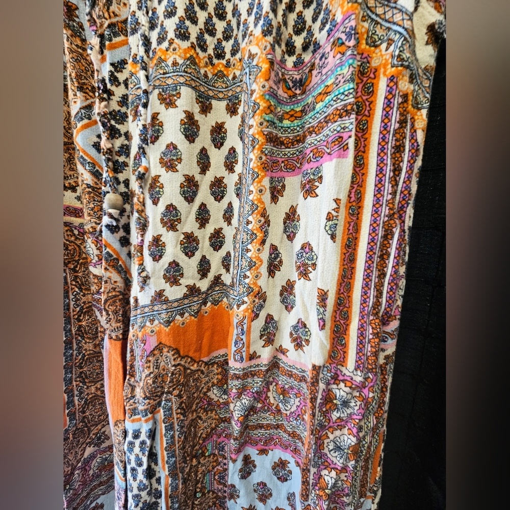 Christian Siriano New York Mixed Print Palazzo Pants - Small - Picture 6 of 8